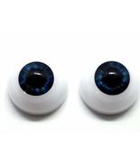 26mm Pair of Realistic Life Size Acrylic Half Round Hollow Back Eyes for... - £7.05 GBP