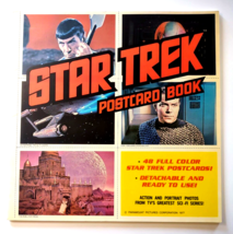 Star Trek Postcard Book 1977 Original Large 12&quot; x 12&quot; UNUSED Science Fiction NOS - £28.07 GBP