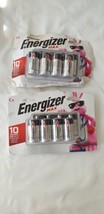16 TOTAL Energizer MAX C Batteries (8 Pack X 2), C8 Alkaline Batteries Exp 2031 - £21.78 GBP