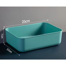 Meiherun Containers for household, Plastic storage basket, Set of two co... - £11.44 GBP