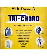 Walt Disney Tri Chord Piano 1955 Song Book 1st Edition PB Collectible C4 - $68.33 CAD