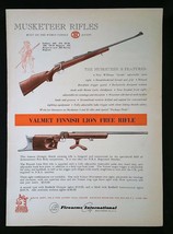Vintage 1963 Firearms International MusketeerII Rifle Full-Page Ad - $6.64