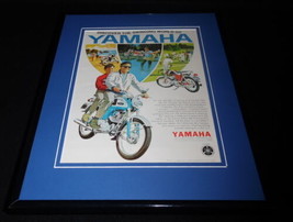 1966 Yamaha Twin Jet 100 11x14 Framed ORIGINAL Vintage Advertisement  - £34.82 GBP
