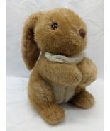 Vintage Brown Bunny Rabbit Made In Korea 9&quot; Plush Stuffed Animal - €10,28 EUR