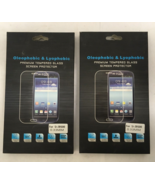 Oleophobic &amp; Lyophobic Premium Tempered glass screen protector lot of 2,... - $183.71 MXN