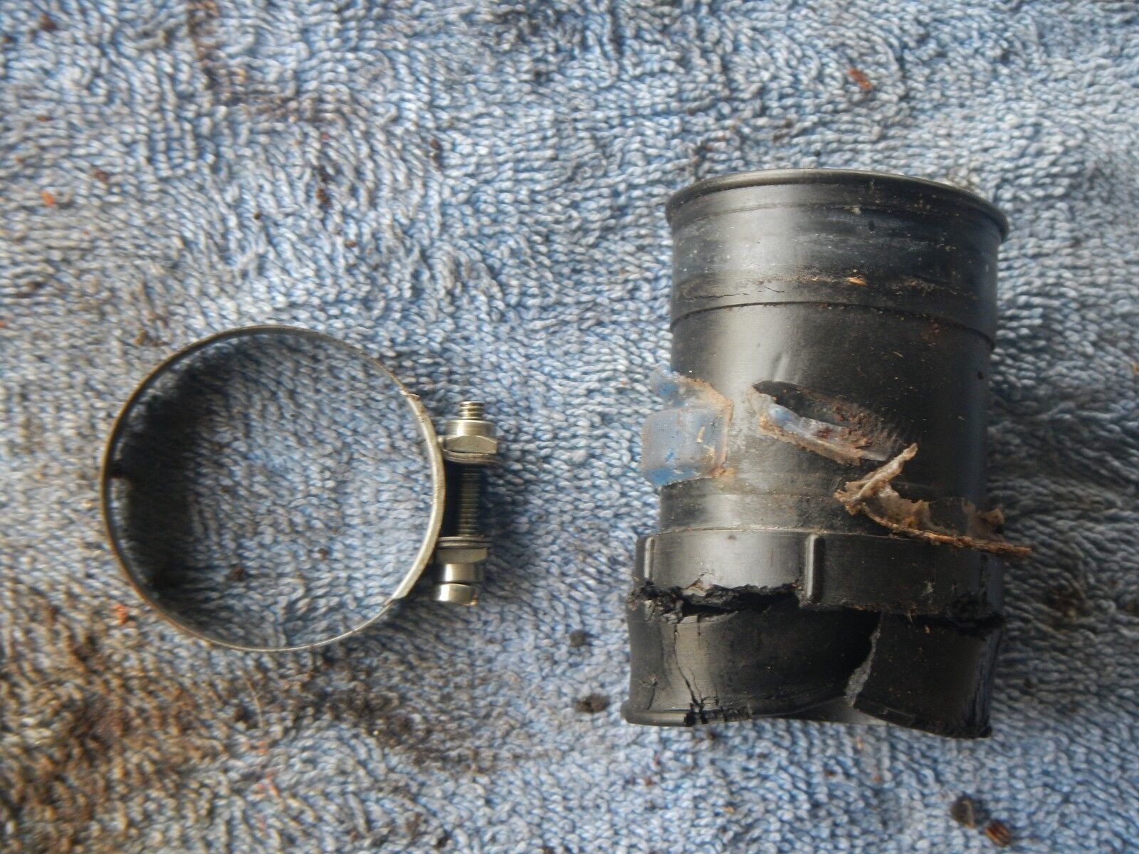 Carburetor mount intake manifold clamp 1975 CanAm Bombardier TNT 250 Rotax - $14.13
