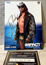 The Cowboy James Storm Autograph Copy Promo TNA Impact Legend 8x10 w/CoA... - £13.73 GBP