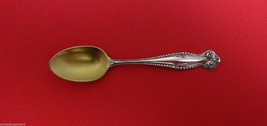 Canterbury by Towle Sterling Silver Demitasse Spoon Gold Washed Bowl 4 3/8&quot; - £31.03 GBP