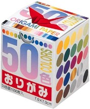 JAPANESE ORIGAMI PAPER Color paper 70mmx70mm 1000 sheets Japan Import - $18.90