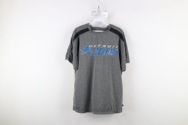 Vintage Mens Medium Distressed Spell Out Detroit Lions Football Tech T-S... - $44.50