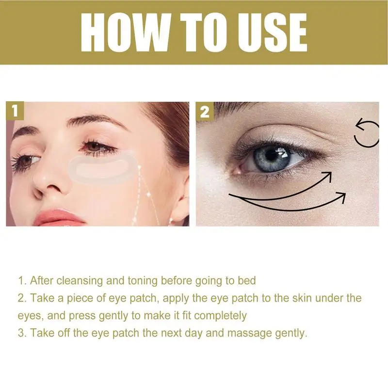 Eye Patches Microneedle Eye Patches For Dark Circles Depuffing Moisturizing And  - £19.30 GBP