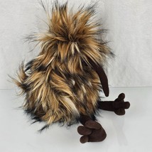 Jellycat Brown Harper Fluffy KIWI Bird Plush Animal Toy 9&quot; sitting 14&quot; standing - £21.69 GBP