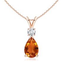 Authenticity Guarantee

2.53 Ct Natural Citrine Pear Shape Pendant With Diamo... - $1,124.10