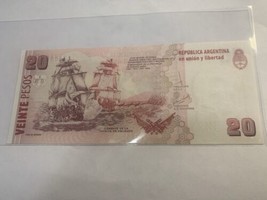 2018 Argentina 20 Pesos BANKNOTE CURRENCY UNC - £2.17 GBP