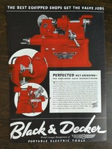 Vintage 1938 Black &amp; Decker Portable Electric Tools Full Page Original Ad  - £5.24 GBP