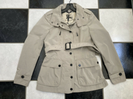 NWT 100% AUTH Burberry London Belted Jacket In Trench US 8/EU 42 - £473.14 GBP