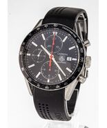 TAG Heuer Carrera CV2014-2 Chronograph W / Gummi Band Herren Uhr Uhrwerk... - $54,417.30 MXN