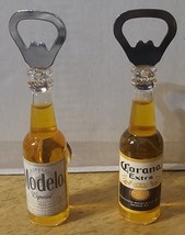 Corona Extra Modelo Beer Cervesa Mexico Bottle Opener And Magnet Set Of 2 - £8.52 GBP