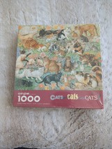 Springbok 1000 Pc &quot;Cats Cats Cats!&quot; Hallmark Jigsaw Puzzle 24&quot;x30&quot; NEW-SEALED - £18.95 GBP