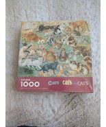 SPRINGBOK 1000 Pc &quot;CATS CATS CATS!&quot; Hallmark JIGSAW PUZZLE 24&quot;x30&quot; NEW-S... - £18.66 GBP