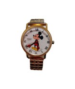 Vintage Bradley MICKEY MOUSE  Watch Women&#39;s Gold Tone Stretch Band - $721.31 MXN