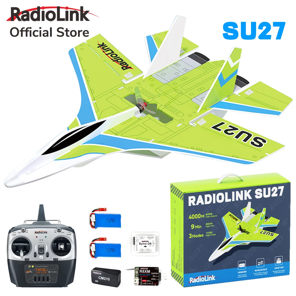 Radiolink SU27 Fighter RC Plane Radio Controlled Airplane(RTF) 4000KV Brushless - £296.92 GBP+