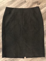 Ann Taylor Loft Womens Gray Casual Career Skirt ALine Pencil Straight Si... - £15.20 GBP