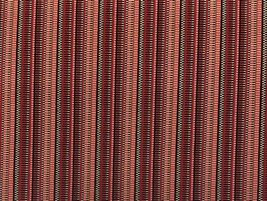 Herman Miller Geiger Corded Stripe Swiss Red Furniture Fabric By Yard 54&quot;W - £28.70 GBP