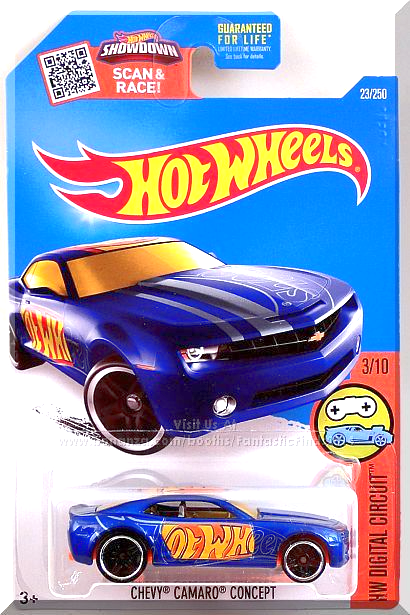 Hot Wheels - Chevy Camaro Concept: '16 HW Digital Circuit #3/10 - #23/250 *Blue*