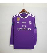 Real Madrid Purple Soccer Jersey 2016- 2017 RONALDO BENZEMA RAMOS MARCELO Jersey - £67.15 GBP