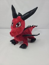 Teddy Mountain Fierce Baby Dragon Red Animals Plush Stuffed Toy - £14.75 GBP