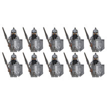 10pcs/set LOTR Dwarf Heavy Spears Infantry Army Set Minifigures Toys - $15.68
