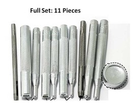Die Punch Tool Set 10/12/15/17mm Rivets/Popper Snap Fasteners Press Stud... - £6.93 GBP+
