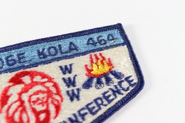 Vintage 1979 Kola 464 NOAC OA Order Arrow WWW Boy Scouts America Flap Patch - £9.13 GBP