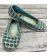 Keds ELEANOR Women&#39;s Low Flat Slip-On Blue/Brown Owl Shoes Sz 8.5 - €21,10 EUR