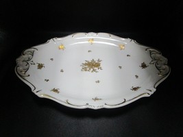 Weimar Germany fine bone china Katarina pattern oval tray c1940s - $74.25