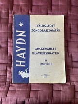 Haydn: selected piano sonatas Ausgewahlte Klaviersonaten, 1961 EMB,Budapest - £22.03 GBP