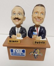 Fox Sports Net Florida Panthers Hockey Rimer &amp; Potvin Bobblehead W Box Rare - £61.76 GBP