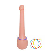 Inflatable Penis  Pecker Ring Toss Game Gag Party Gift 3 Ft Tall - $373.45 MXN