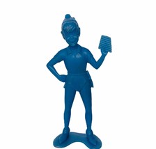 Louis Marx Toys Walt Disney figurine vtg 1960s RARE 6&quot; Blue Peter Pan Hook flute - £19.74 GBP