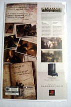 2007 Color Advertisement Resistance Fall of Man Video Game - £6.25 GBP