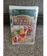 SEALED Disney&#39;s The Many Adventures of Winnie the Pooh VHS 1996 Masterpi... - £10.24 GBP