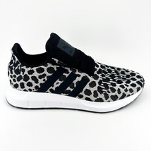 Adidas Originals Swift Run Leopard Black White Womens Running Shoes BD7962 - £50.78 GBP