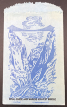 1970s Royal Gorge World&#39;s Highest Bridge Postcard Envelope Travel Souven... - £10.96 GBP