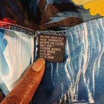 Koman Sports Palm Tree Print Hawaiian Button UP Men's Shirt Short Sleeve Size XL image 5