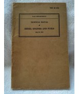 War Department Technical Manual Diesel Engines &amp; Fuels, 1941, PB, TM 10-575 - €21,71 EUR