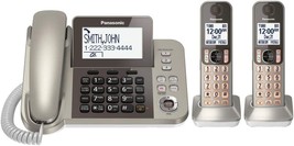 PANASONIC Corded / Cordless Phone System with Answering Machine and One Touch - £93.51 GBP