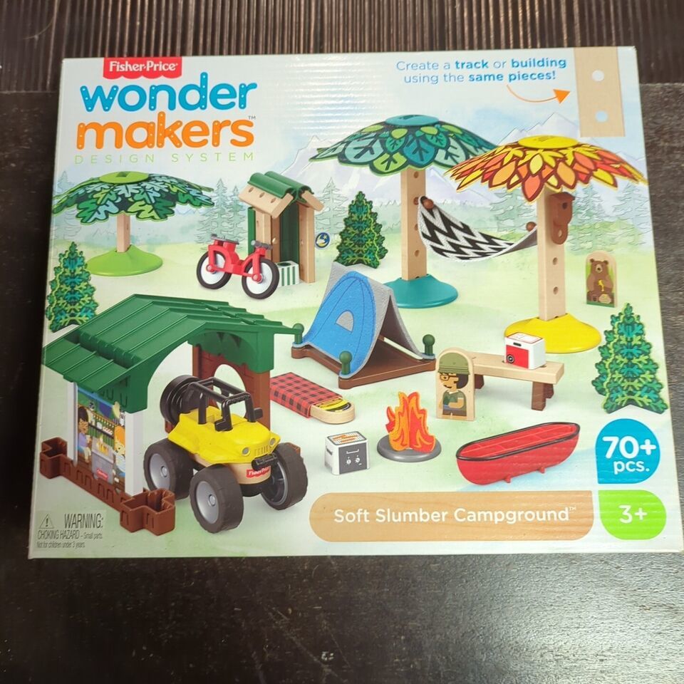 Fisher Price Wonder Makers Design System Soft Slumber Campground. - $9.72