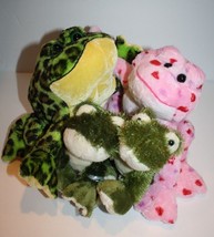 Webkinz Bullfrog HM114 Love Frog HM144 Lil Kinz HS001 Plush Soft Toy Lot... - £12.37 GBP