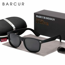 BARCUR Retro Glasses Men Sunglasses Vintage Fashion Classic Brand Glasses Women - £17.06 GBP